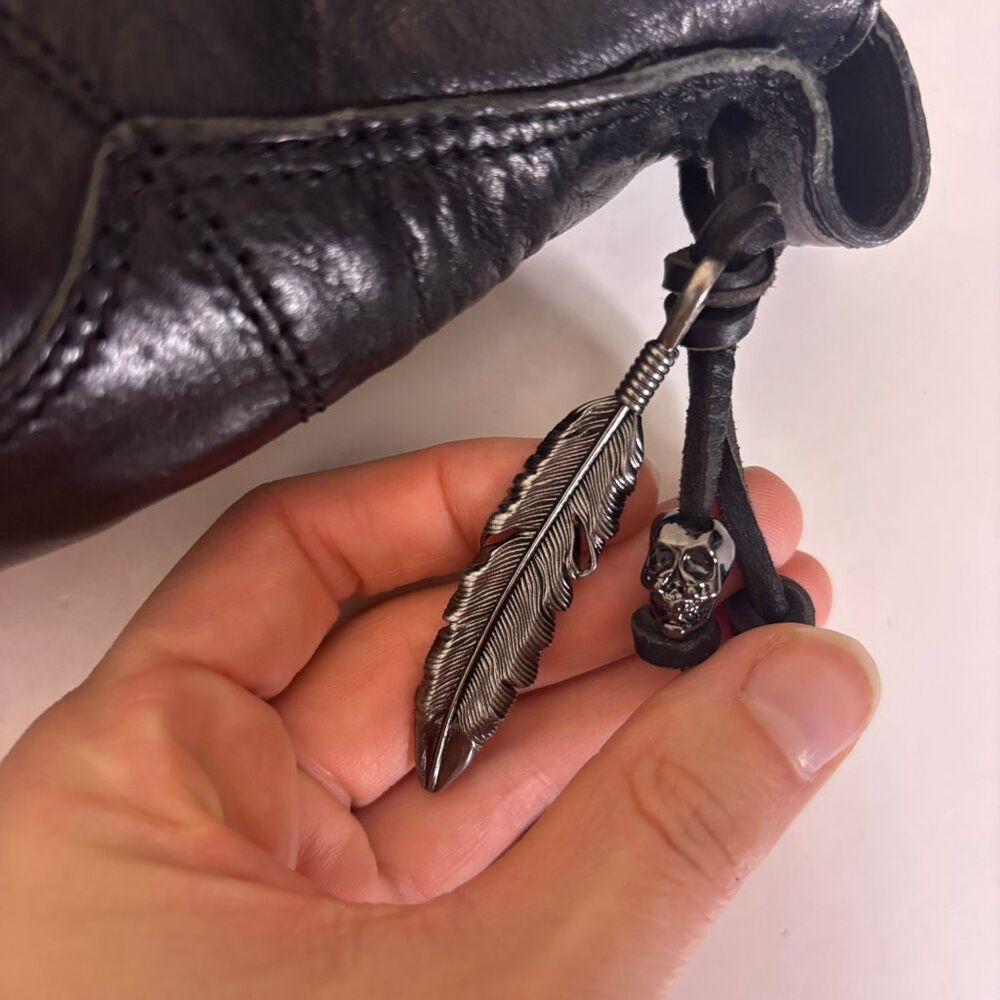 Zadig & Voltaire Black Leather Lace Up Combat Boots Size 37 = 7 - Picture 8 of 12